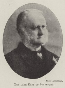 The late Earl of Strafford by English Photographer