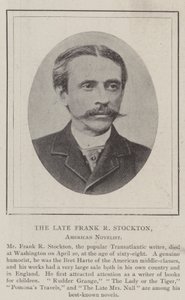 The Late Frank R Stockton, American Novelist