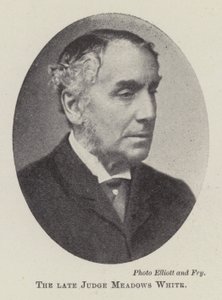 The Late Judge Meadows White by English Photographer