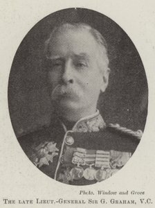 Lieutenant-General Sir G Graham, VC by English Photographer