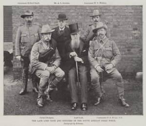 The Late Lord Loch and Officers of the South African Field Force by English Photographer