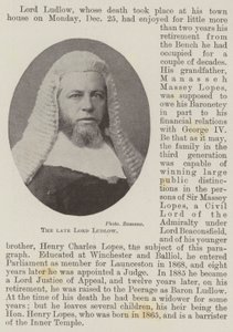 The Late Lord Ludlow by English Photographer