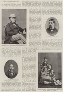 The late Lord Randolph Churchill