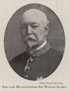 The Late Major-General Sir William Davies by English Photographer