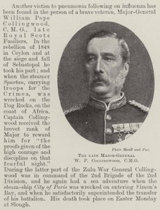 Major-General W P Collingwood, CMG by English Photographer