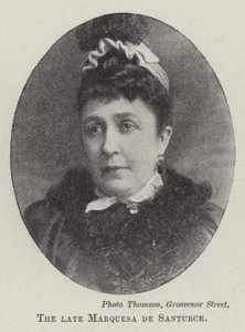 The late Marquesa de Santurce by English Photographer