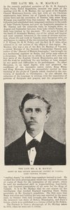 The late Mr A M Mackay, Agent of the Church Missionary Society in Uganda, Lake Victoria Nyanza by English Photographer