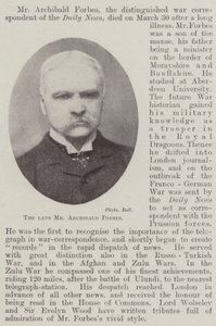 The late Mr Archibald Forbes by English Photographer