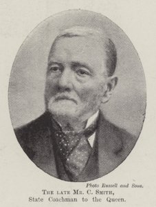 The Late Mr C Smith, State Coachman to the Queen by English Photographer
