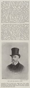 The late Mr Edmund Yates