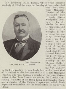 Mr F D Barnes by English Photographer