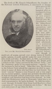 The Late Mr. Francis Schnadhorst
