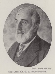 The late Mr G A Spottiswoode by English Photographer