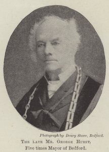 The Late Mr. George Hurst, Five Times Mayor of Bedford by English Photographer