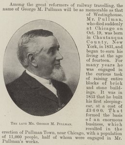 The Late Mr. George M. Pullman by English Photographer