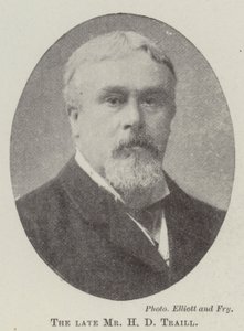 The late Mr H D Traill by English Photographer