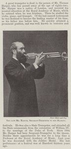The late Mr Harper, Sergeant-Trumpeter to Her Majesty by English Photographer