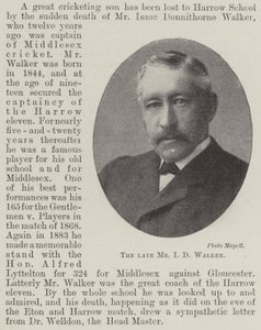 The late Mr I D Walker by English Photographer