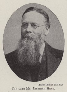The late Mr Jeremiah Head by English Photographer