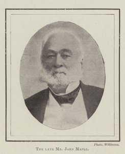 The late Mr John Maple by English Photographer