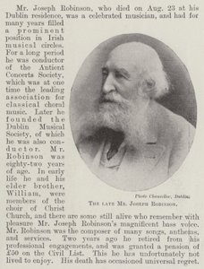 The late Mr Joseph Robinson by English Photographer