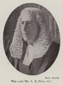 The late Mr L E Pyke, QC by English Photographer