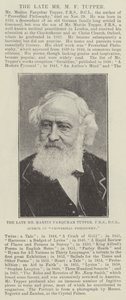 The Late Mr Martin Farquhar Tupper, FRS, DCL, Author of Proverbial Philosophy by English Photographer