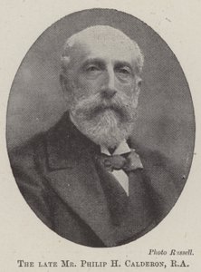 The Late Mr. Philip H. Calderon, RA by English Photographer