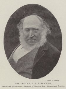 The late Mr R D Blackmore by English Photographer