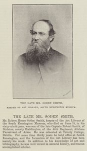 The Late Mr Soden Smith, Keeper of Art Library, South Kensington Museum