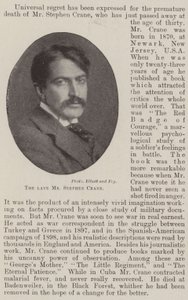The late Mr Stephen Crane by English Photographer