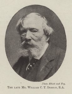 The Late Mr William C T Dobson, RA by English Photographer