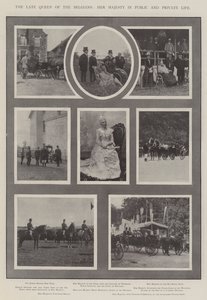 The late Queen of the Belgians, Her Majesty in Public and Private Life by English Photographer