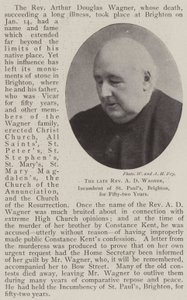 The late Reverend A D Wagner, Incumbent of St Paul