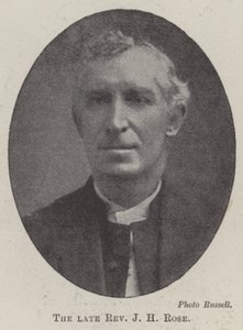 The Late Reverend J. H. Rose by English Photographer