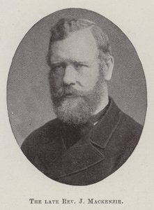The late Reverend J Mackenzie by English Photographer