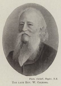 The late Reverend W Colenso
