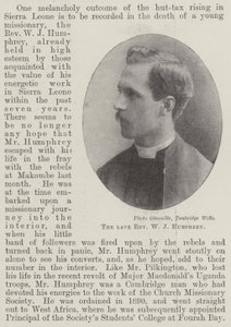 Reverend W J Humphrey by English Photographer