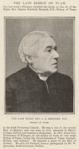 The late Right Reverend C B Bernard, Bishop of Tuam