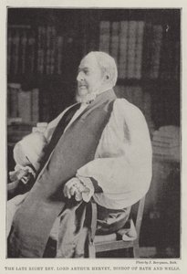 The late Right Reverend Lord Arthur Hervey, Bishop of Bath and Wells by English Photographer