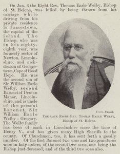The Late Right Reverend Thomas Earle Welby, Bishop of St. Helena by English Photographer