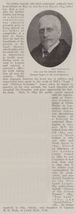 The late Sir Arthur Arnold, Eminent Expert on the Land Question by English Photographer