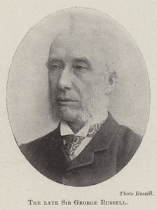 The late Sir George Russell by English Photographer