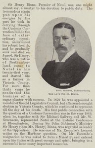The Late Sir H Binns