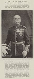 The late Sir John Hudson, Commander-in-Chief in Bombay
