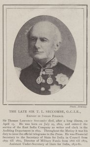 The Late Sir T L Seccombe, GCIE, Expert in Indian Finance