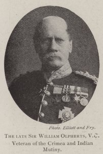 The Late Sir William Olpherts, VC, Veteran of the Crimea and Indian Mutiny