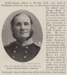The Late Staff-Captain A J Neville, Queen