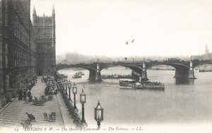 The Terrace of the House of Commons by English Photographer