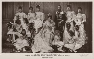 The wedding of Prince George, Duke of York, and Princess Mary of Teck